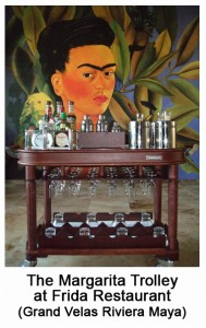 The Margarita Trolley at Frida Restaurant