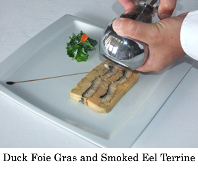 Duck Foir Gras and Smoked Eel Terrine