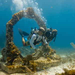 scuba diving underwater museums