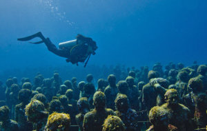 Diving in Riviera Maya, Underwater Art Museum