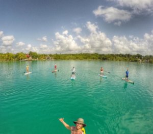 4th Paddle Marathon in Bacalar Lagoon