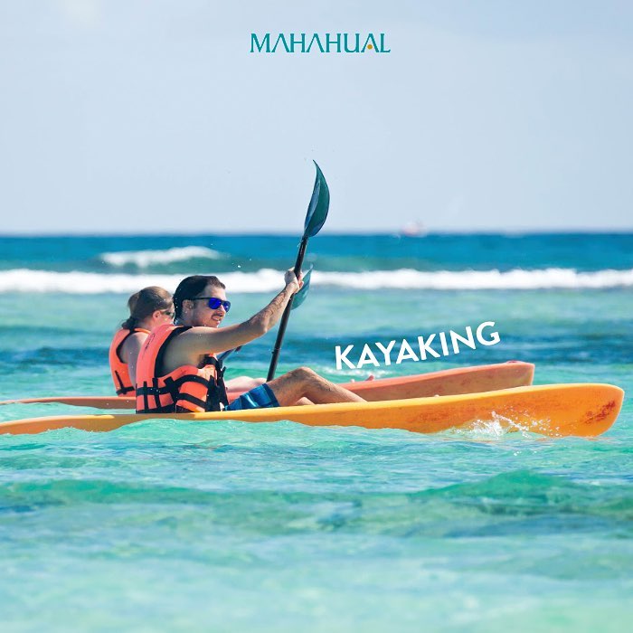 Kayak en el Caribe Mahahual