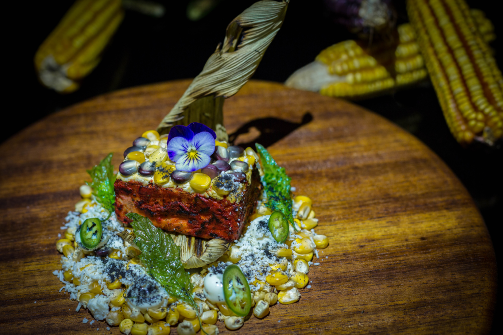 A delicious gourmet dish from Frida, a Grand Velas Riviera Maya restaurant 